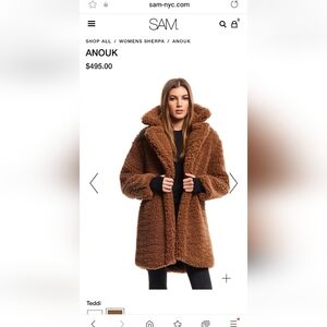 Womans sherpa  coat